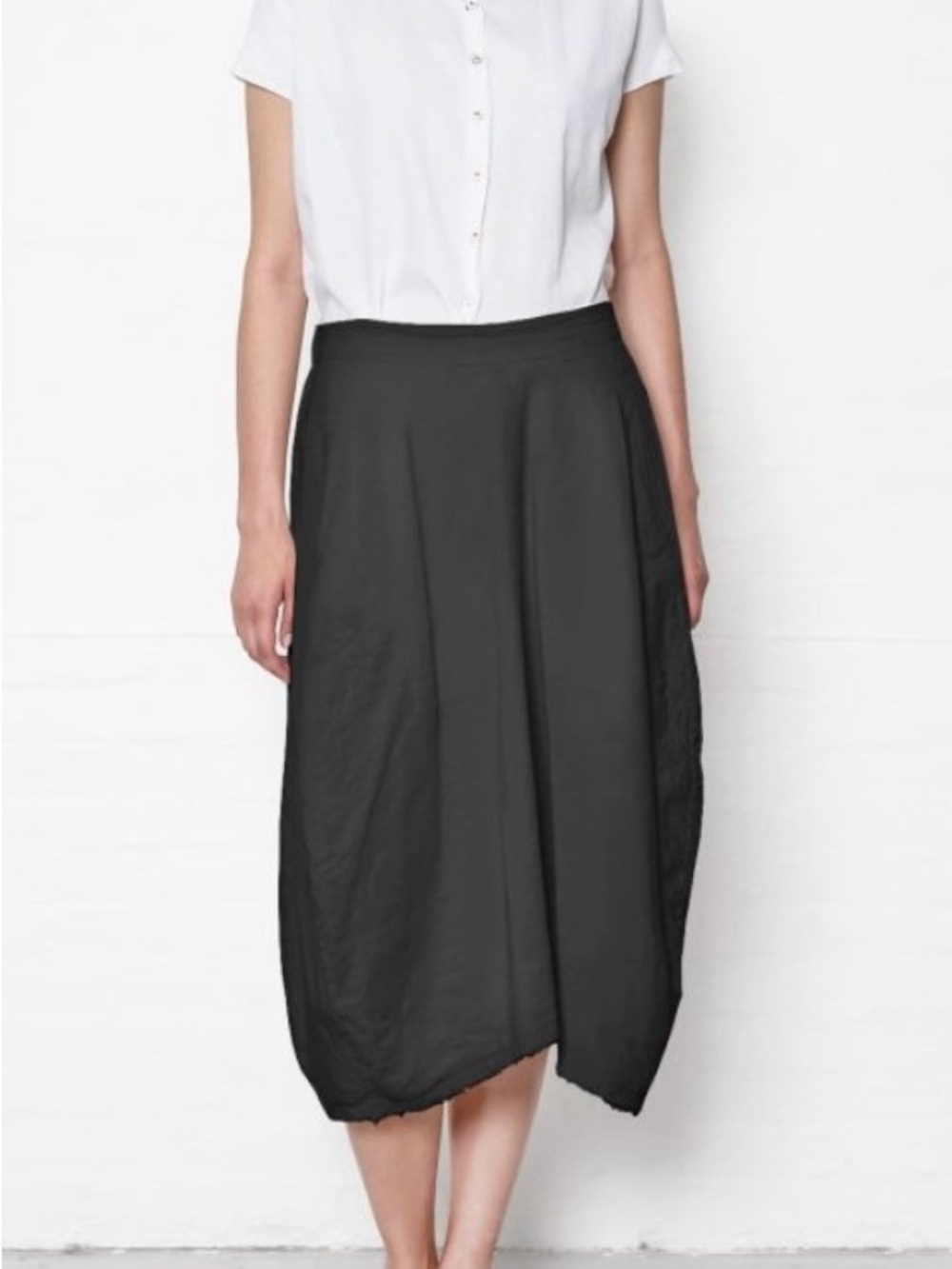 Hannoh Wessel Jocelyne black skirt in cotton